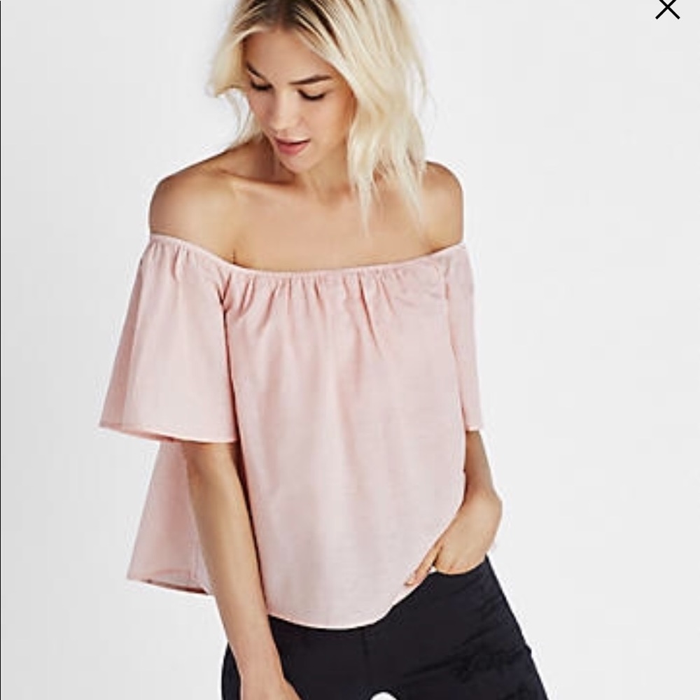 Express - Off Shoulder Top - Picture 5 of 6